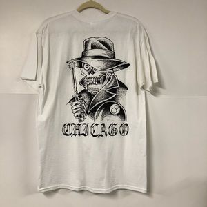 Hoodrich Chicago White Tee Size L Never Worn